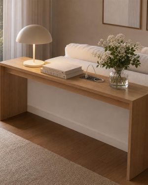 Mesa para sofá con corte para regleta SADARA